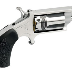 North American Arms Wasp mini-revolver stainless 1.13 inch barrel black pebbled rubber grip