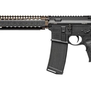 Daniel Defense M4A1 5.56 NATO rifle with 14.5 inch barrel and FDE RIS II handguard