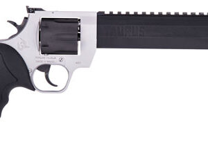 Taurus 2-440085RH Raging Hunter  44 Rem Mag 6rd 8.37" Black Stainless Steel Barrel Matte Black Oxide Cylinder Matte Stainless Steel Frame Black Rubber with Integrated Red Cushion Insert Grip