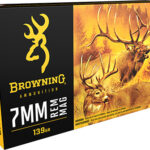 100693 Browning Ammo B192400071 BXS Copper Expansion 7mm Rem Mag 139 gr Lead Free Solid Expansion Polymer Tip 20 Per Box/ 10 Case