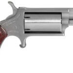 10089 North American Arms 22MCBK Super Companion Cap & Ball Kit Small Frame #11 Percussion 5 Shot, 1.63" Stainless Steel Barrel, Cylinder & Frame, Rosewood Birdshead Grip, Exposed Hammer