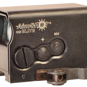 AimShot HGELITECGREE HG Elite  Black Hardcoat Anodized 1x 34mm 2 MOA/65 MOA Green Dot & Circle Reticle