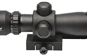 Firefield FF13063 Barrage w/Green Laser Matte Black 1.5-5x32mm Illuminated Red/Green Mil-Dot Reticle/Green Laser