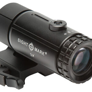 Sightmark SM19063 T-3 Magnifier 3X with Flip to Side Mount Magnifier Matte Black 3x23mm