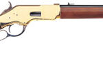 101964 Taylors & Company 550209 1866 Yellowboy Carbine 45 Colt (LC) Caliber with 10+1 Capacity, 19" Blued Barrel, Brass Metal Finish & Walnut Stock Right Hand (Full Size)