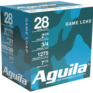 Aguila 1CHB2873 Target Load Competition 28 Gauge 2.75" 3/4 oz 7.5 Shot 25 Per Box/ 20 Case