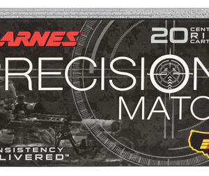 Barnes Bullets 30814 Precision Match  6mm Creedmoor 112 gr Open Tip Match Boat Tail 20 Per Box/ 10 Case