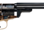 102998 Cimarron CA925 1851 Richards-Mason 38 Special 6 Shot, 7.50" Blued Octagon Barrel & Cylinder, Color Case Hardened Steel Frame, Brass Bead Front Sight, Walnut Grip