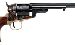 Cimarron CA925 1851 Richards-Mason 38 Special 6 Shot, 7.50" Blued Octagon Barrel & Cylinder, Color Case Hardened Steel Frame, Brass Bead Front Sight, Walnut Grip