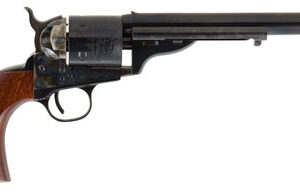 Cimarron CA916 1872 Open Top Army 45 Colt (LC) 6rd 7.50" Blued  Barrel & Cylinder, Wide Front Sight, Color Case Hardened Steel Frame, 1860 Army-Sized Walnut Grip