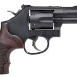 104706 Smith & Wesson 12039 Model 19 Performance Center Carry Comp 357 Mag Or 38 S&W Spl +P 3" PowerPort Black Stainless Steel Barrel, Black Carbon Steel 6rd Cylinder & K-Frame, Finger Grooved Wood Grip