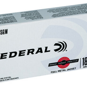 Federal RTP40180 Range & Target  40 S&W 180 gr Full Metal Jacket 50 Per Box/ 20 Case
