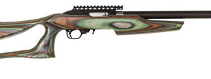 Magnum Research SwitchBolt SSEFC22G .22 LR 17 inch rifle with forest camo thumbhole stock
