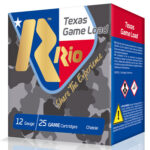 105576 Rio Ammunition TGHV366TX Texas Game Load High Velocity 12 Gauge 2.75" 1 1/4 oz 6 Shot 25 Per Box/ 12 Gauge 10 Case