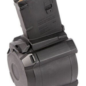 Magpul MAG576-BLK PMAG GEN M3 60rd Drum 223 Rem/5.56x45mm NATO Fits AR-15/M16/M4 Black Polymer