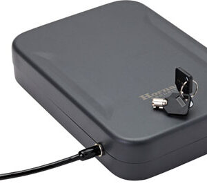 Hornady 95210 Lock Box  XL Key Entry Black Steel Holds 1 Handgun 10" L x 7" W x 2" D