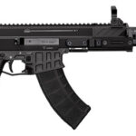 107692 CZ-USA 91460 Bren 2 MS 7.62x39mm Caliber with 9.50" Barrel, 30+1 Capacity, Overall Black Finish, Carbon Fiber Receiver, Ambi Mag Release, Stippled Black Polymer Grip Right Hand