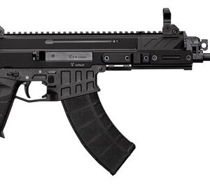 CZ-USA 91460 Bren 2 MS  7.62x39mm Caliber with 9.50" Barrel, 30+1 Capacity, Overall Black Finish, Carbon Fiber Receiver, Ambi Mag Release, Stippled Black Polymer Grip Right Hand