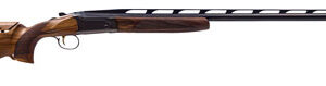 CZ-USA 06501 All American Single Trap 12 Gauge 2.75" 1rd 32" Ported Barrel, Gloss Blued Metal Finish, Turkish Walnut Stock with Adjustable Comb