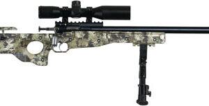 Keystone Crickett Precision Rifle Package 22LR Kryptek blued bull barrel right-hand view
