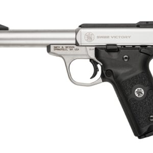 Smith & Wesson SW22 Victory .22 LR 5.5-inch stainless pistol with black polymer grip