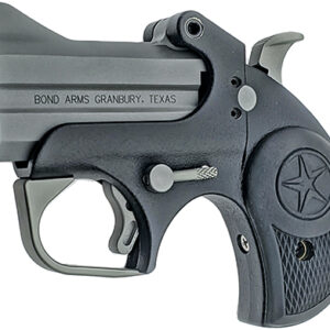 Bond Arms Backup 9mm derringer with 2.5 inch barrel and black rubber grips