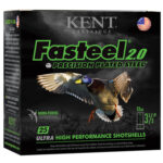 108997 1 Kent Cartridge K1235FS404 Fasteel 2.0 12 Gauge 3.50" 1 3/8 oz 4 Shot 25 Per Box/ 10 Case