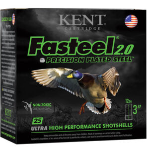 Kent Cartridge K123FS404 Fasteel 2.0  12 Gauge 3" 1 3/8 oz 4 Shot 25 Per Box/ 10 Case