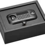 109074 Bulldog BD1030 Digital Top Open Vault Standard Keypad Entry Black Powder Coat Steel 11.80" x 8.70" x 4"