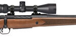 109214 Mossberg 27939 Patriot Full Size 243 Win 5+1, 22" Matte Blued Fluted Steel Barrel & Receiver, Walnut Fixed Stock, Vortex Crossfire II 3-9x40mm