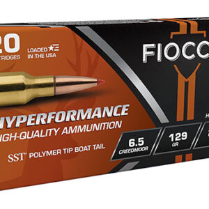 Fiocchi 65CMHSA Hyperformance  6.5 Creedmoor 129 gr Super Shock Tip 20 Per Box/ 10 Case