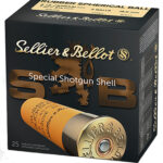 109445 Sellier & Bellot SB12RBB Shotgun 12 Gauge 2.75" 2 Rubber Spherical Ball 25 Bx/10 Case