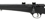 109789 Savage Arms 13841 Rascal FLV-SR 22 Short Caliber with 1rd Capacity, 16.12" Threaded Barrel, Matte Blued Metal Finish & Matte Black Synthetic Stock Left Hand (Youth)