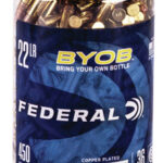 110403 Federal 750BTL450 Champion Training BYOB 22 LR 36 gr Copper Plated Hollow Point 450 Per Box/ 8 Case