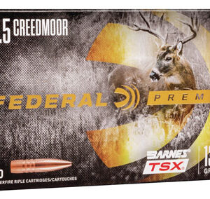 Federal P65CRDBTSX1 Premium  6.5 Creedmoor 130 gr Barnes TSX 20 Per Box/ 10 Case