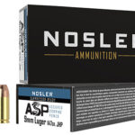 110680 Nosler 51325 Assured Stopping Power Handgun 9mm Luger 147 gr Jacket Hollow Point 50 Per Box/ 10 Case