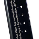 111632 Mec-Gar MGCG45082A Standard 8rd 45 ACP Fits 1911 Government Blued w.2nd Amendment Engraving Carbon Steel