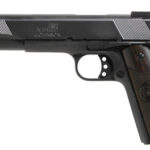 111739 Iver Johnson Arms EAGLEXL10 1911 Eagle XL 10mm Auto 6" 8+1 Matte Blued Black Cerakote Long Slide Diamondwood Walnut with Integrated Logo Grip Adj Sights