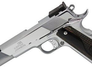 Iver Johnson Arms EAGLEXLC10 1911 Eagle XLC  10mm 6" 8+1 High Polished Bright Chrome Ported Long Slide Diamondwood Walnut w/Logo Grip Adjustable Sight