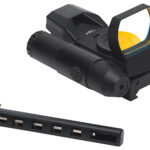 111993 Firefield FF26023 Impact Duo Matte Black 1x31x22mm Illuminated Red Dot Multi Reticle Red Visible Laser