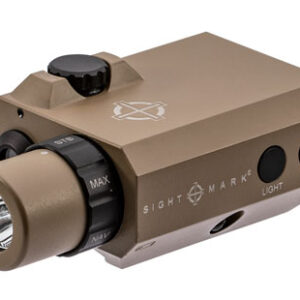 Sightmark SM25012DE LoPro Mini Combo Flashlight and Green Laser Sight  Dark Earth 300 Lumens White LED