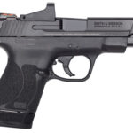 112453 Smith & Wesson 11786 Performance Center M&P Shield M2.0 9mm Luger 4" 7+1,8+1 Matte Black Black Armornite Stainless Steel Slide Black Polymer Grip (Optic Ready)