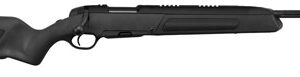 Steyr Mannlicher Scout 6.5 Creedmoor black bolt-action rifle with 19-inch fluted threaded barrel