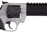 112915 Taurus 2454065RH Raging Hunter 454 Casull 5rd 6.75" Matte Black Oxide Cylinder & Barrel Matte Stainless Steel Frame Black Rubber with Integrated Red Cushion Insert Grip