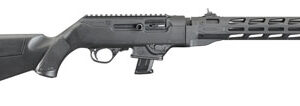 Ruger PC Carbine 9mm Luger with fluted 16.12 inch barrel and black synthetic stock