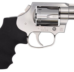 Colt Mfg KCOBRASB2BB King Cobra Carry 357 Mag 6 Shot 2" DAO Brushed Stainless Steel Barrel, Cylinder & Frame, Black Hogue Rubber w/Finger Grooves Grip