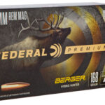 113550 Federal PR7BCH1 Premium 7mm Rem Mag 168 gr Berger Hybrid Hunter 20 Per Box/ 10 Case