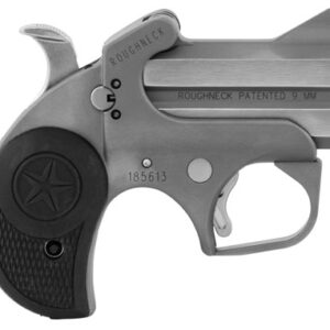 Bond Arms Roughneck 9mm derringer stainless 2.5 inch barrel black rubber grips
