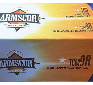 Armscor 50328 Precision Value Pack 22 TCM 39 gr Jacket Hollow Point 100 Per Box/ 12 Case
