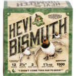 114123 HEVI-Shot HS14502 HEVI-Bismuth 12 Gauge 3.50" 1 1/2 oz Bismuth 2 Shot 25 Per Box/10 Case